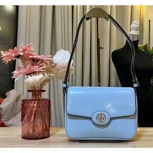 ✺✺ Authentic Tory Burch Robinson Spazzolato Small Top Handle Bag  ✺✺